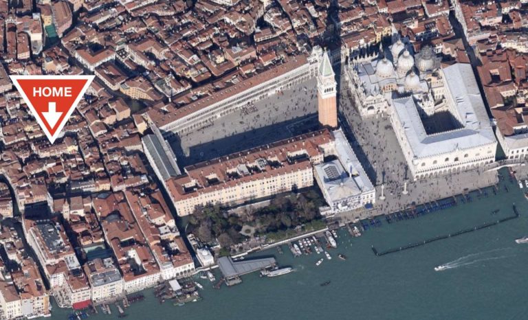 Saint Mark Square Venice Apartment Location