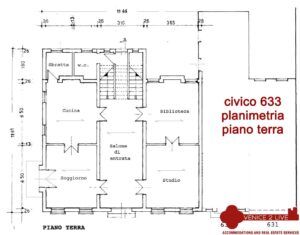 villa for sale Venice pellestrina island layout